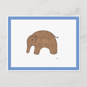 Carte postale Sweet Baby Elephant