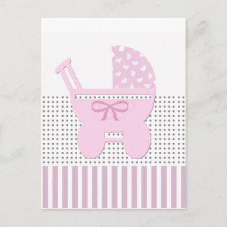 Carte Postale Sweet Baby Girl Shower Invitation
