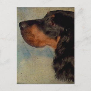 Carte postale Sweet Gordon Setter