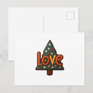 Carte Postale 🎄 Sweet Holiday Love 🍪❤️