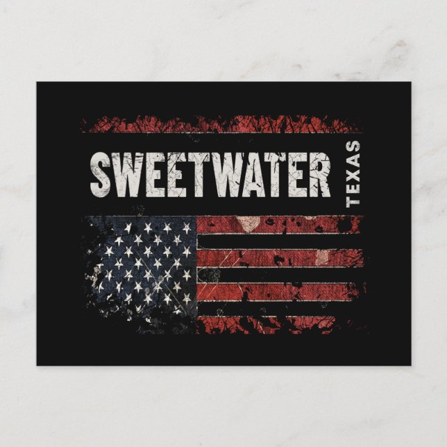 Carte Postale Sweetwater Texas (Devant)
