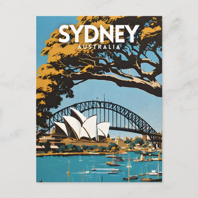 Carte Postale Sydney Australie Travel (Devant)
