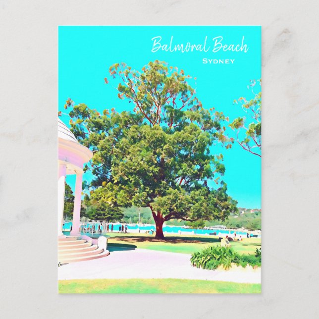 Carte Postale Sydney Balmoral Beach blanc Rotunda (Devant)