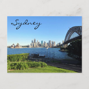 Carte Postale sydney harbour blue