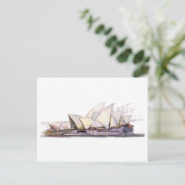 Carte Postale Sydney Harbour Bridge Opera House Australie (Debout devant)