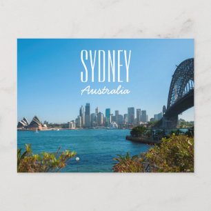 Carte Postale Sydney Harbour Bridge & Opera House Skyline