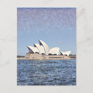 Carte Postale sydney opera glimmer