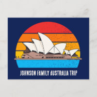 Sydney Opera House Australie Voyage Custom Blue