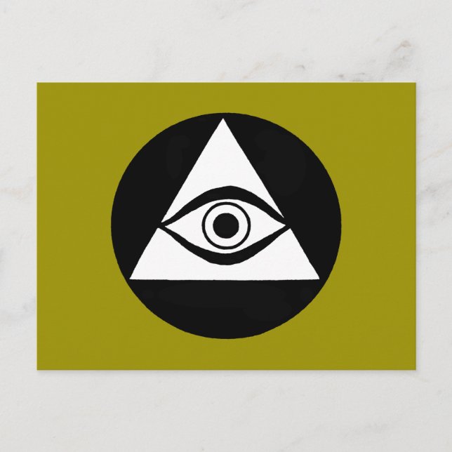 Carte Postale Symbole: All Seeing Eye (Devant)