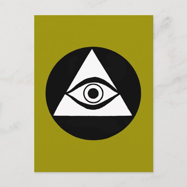 Carte Postale Symbole: All Seeing Eye (Devant)