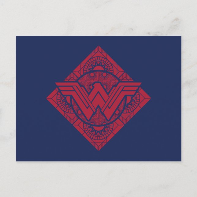 Carte Postale Symbole amazonien Wonder Woman (Devant)