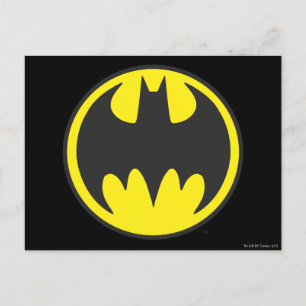 Carte Postale Symbole Batman Bat Circle Logo