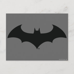 Carte Postale Symbole Batman   Logo Simple Bat Silhouette