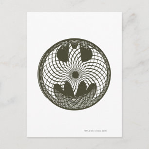 Carte Postale Symbole Batman Nouveau logo du cercle