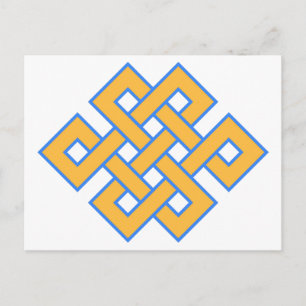 Carte Postale Symbole bouddhiste Auspicious