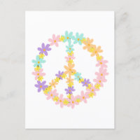 Symbole coloré Pastel Mermaid Colors Floral Peace