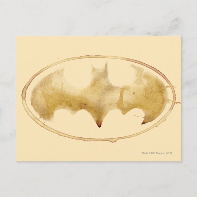 Carte Postale Symbole de chaume de café (Devant)