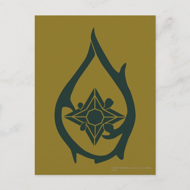 Carte Postale Symbole de chute TAURIEL™ (Devant)