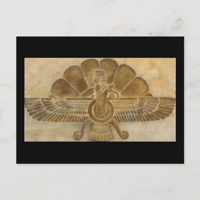 Carte Postale Symbole de Faravahar (Devant)