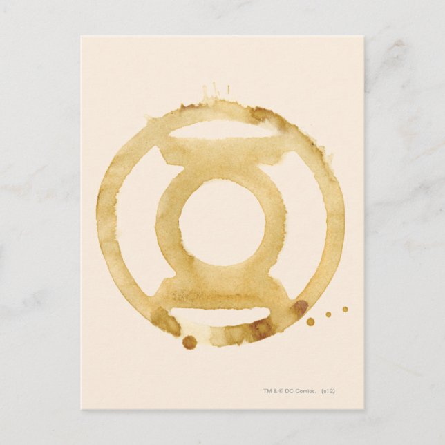 Carte Postale Symbole de la lanterne à café (Devant)