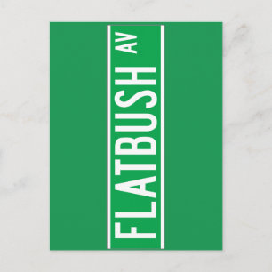 Carte Postale Symbole de la rue Flatbush Av., New York
