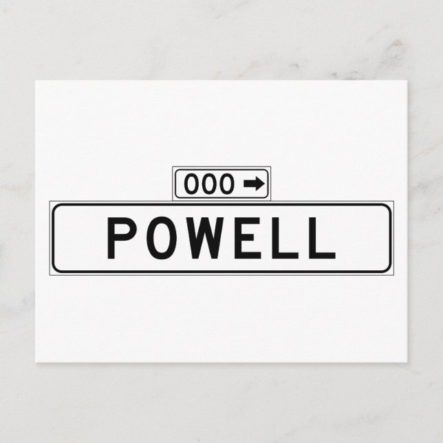 Carte Postale Symbole de la rue Powell, San Francisco (Devant)