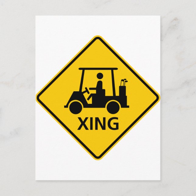 Carte Postale Symbole de l'autoroute de la traversée du panier d (Devant)