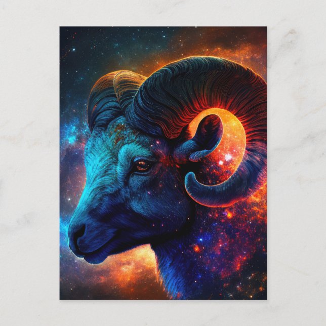 Carte Postale Symbole de l'étoile Zodiac (Devant)