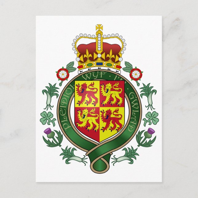 Carte Postale Symbole de l'Heraldry (Devant)