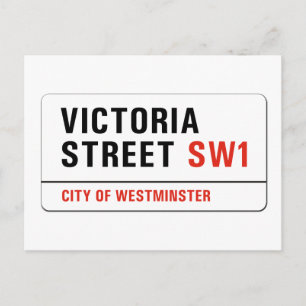 Carte Postale Symbole de Victoria Street, London Street