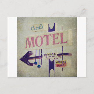 Carte Postale SYMBOLE DU MOTEL RÉtro DE Carl