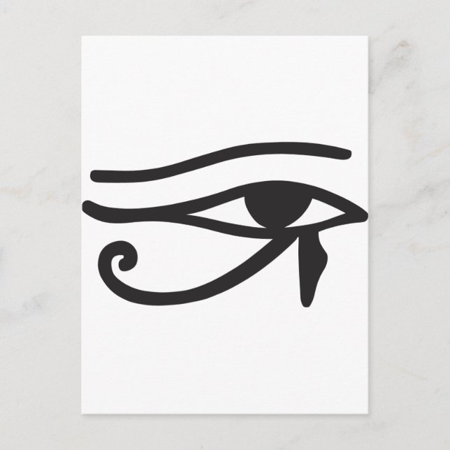 Carte Postale Symbole égyptien de l'oeil de Horus (Devant)