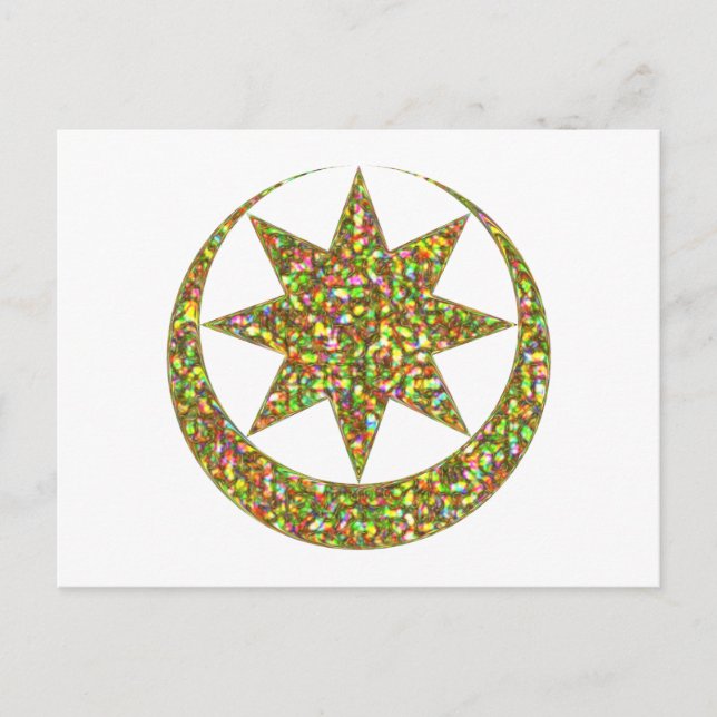 Carte Postale Symbole étoile Astarte (Devant)