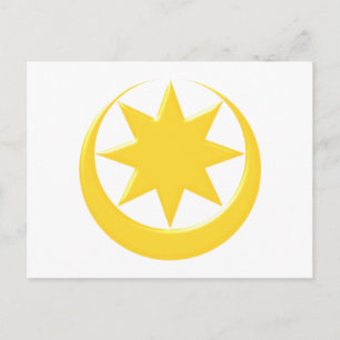 Carte Postale Symbole étoile Astarte