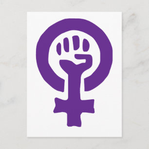 Carte Postale Symbole féministe