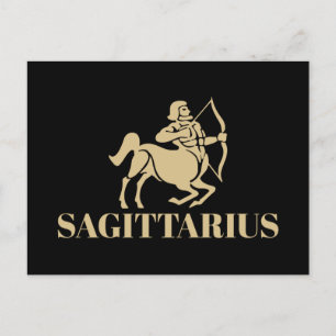 Carte Postale Symbole Horoscope Sagittaire de l'astrologie céles