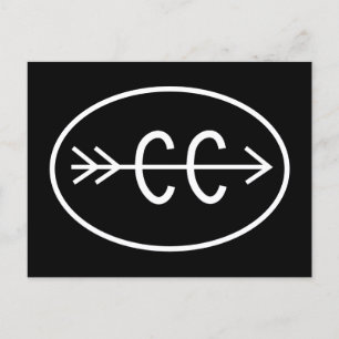 Carte postale Symbole inter-pays