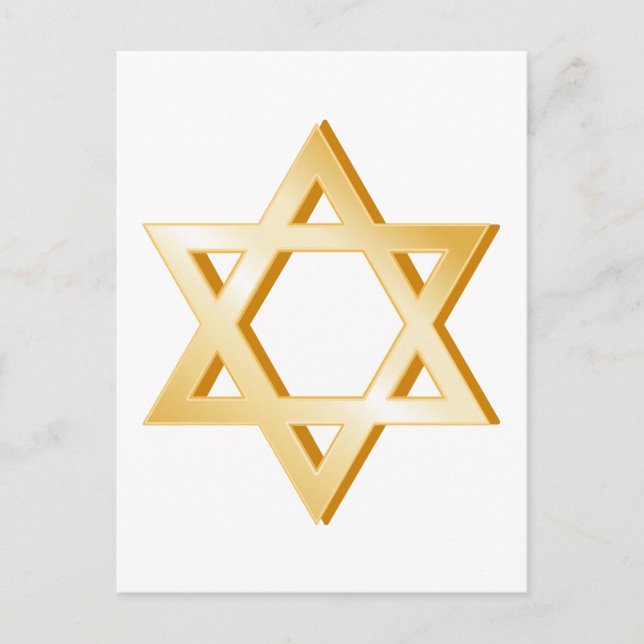 Carte Postale Symbole judaïsme (Devant)