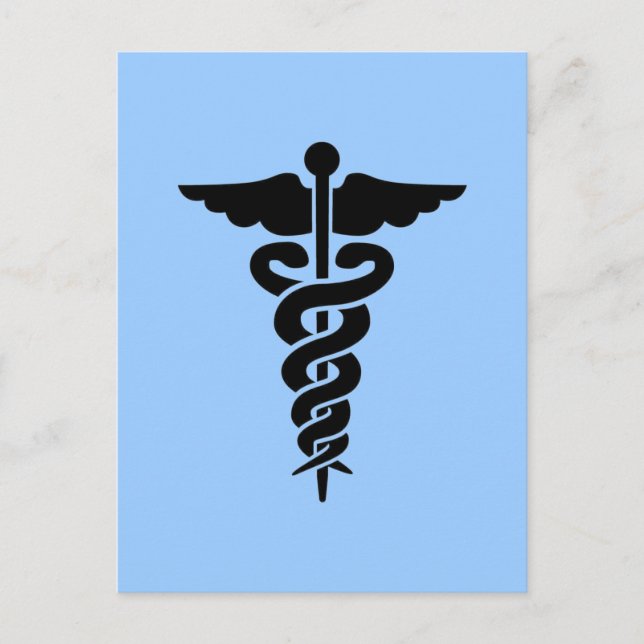 Carte Postale Symbole Médicale (Devant)