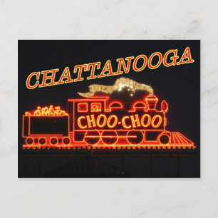 Carte Postale Symbole néon Chattanooga Choo Choo