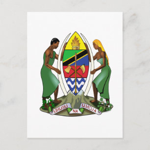Carte Postale SYMBOLE OFFICIEL DE L'HÉROÏDE DE LA Tanzanie