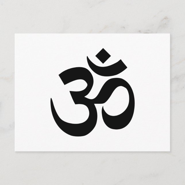 CARTE POSTALE SYMBOLE OM (Devant)