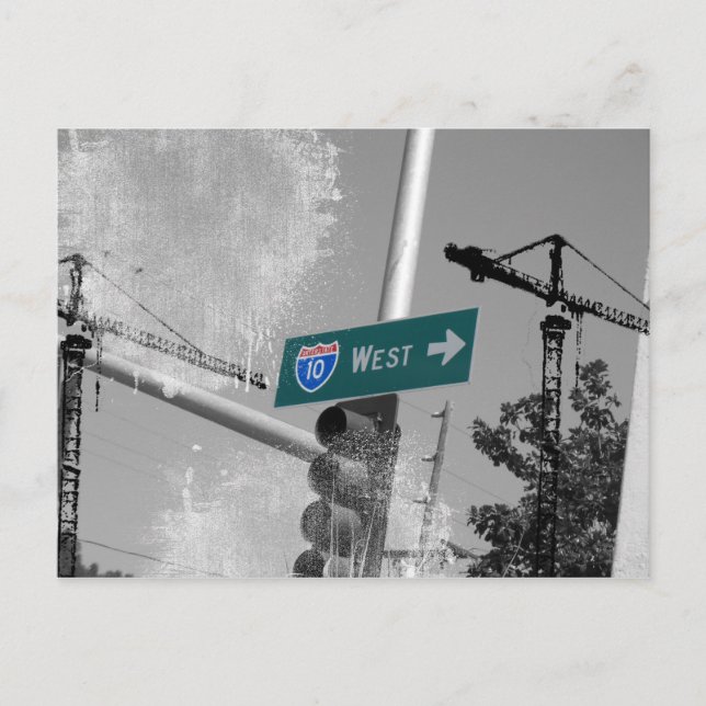 Carte Postale Symbole ouest de l'autoroute 10 (Devant)