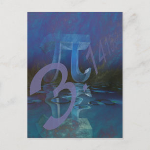 Carte Postale Symbole Pi