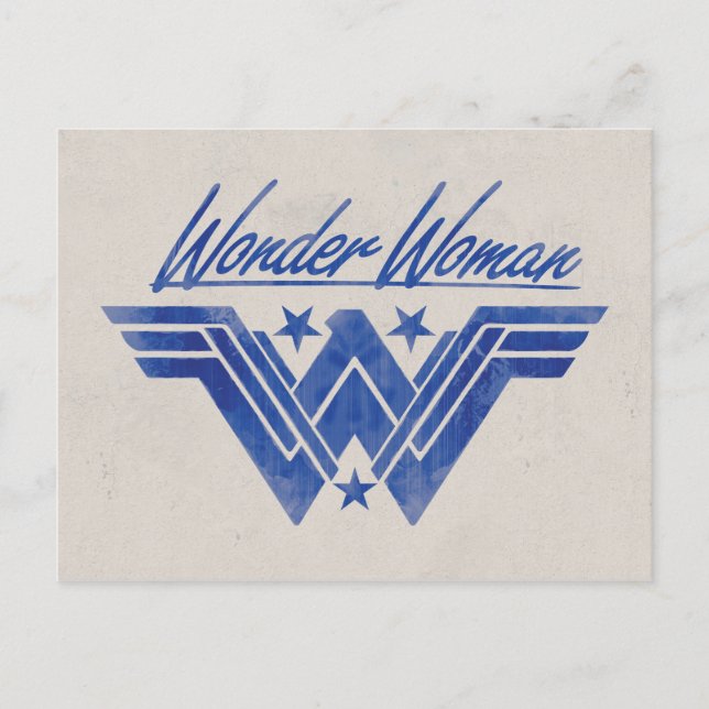 Carte Postale Symbole Stars Stars Stars de Wonder Wonder Woman (Devant)