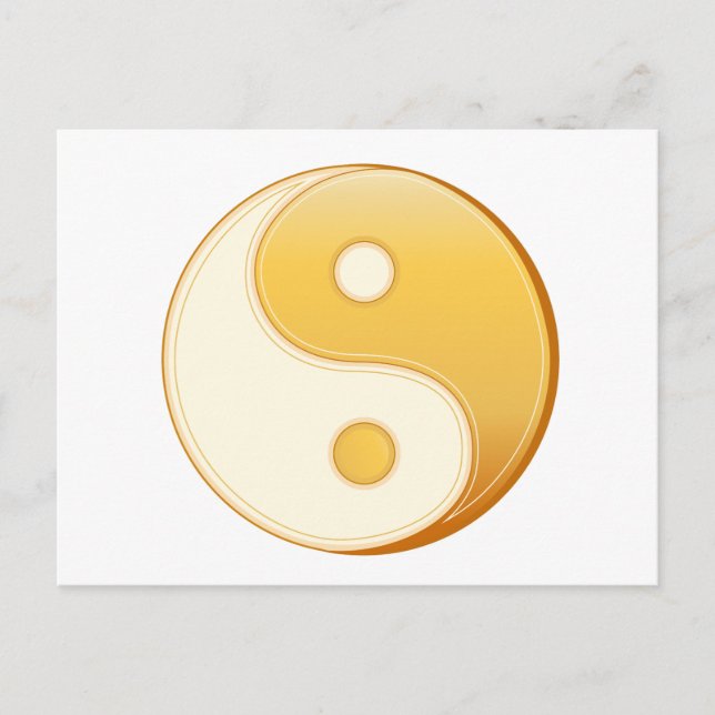 Carte Postale Symbole taoïsme 5,6 po x 4,25 po (Devant)