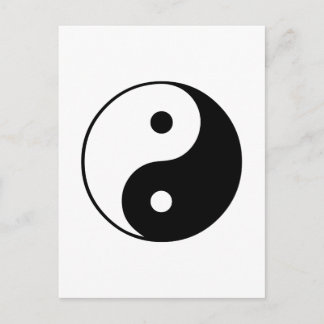 Carte Postale Symbole Yin Yang :