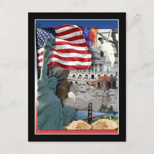 Carte Postale Symboles américains