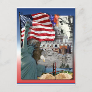 Carte Postale Symboles américains