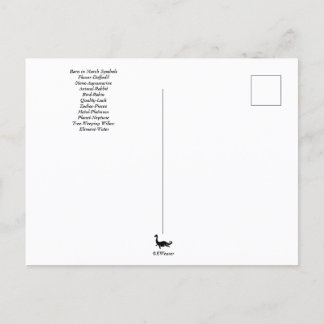 Carte Postale Symboles d'anniversaire de mars